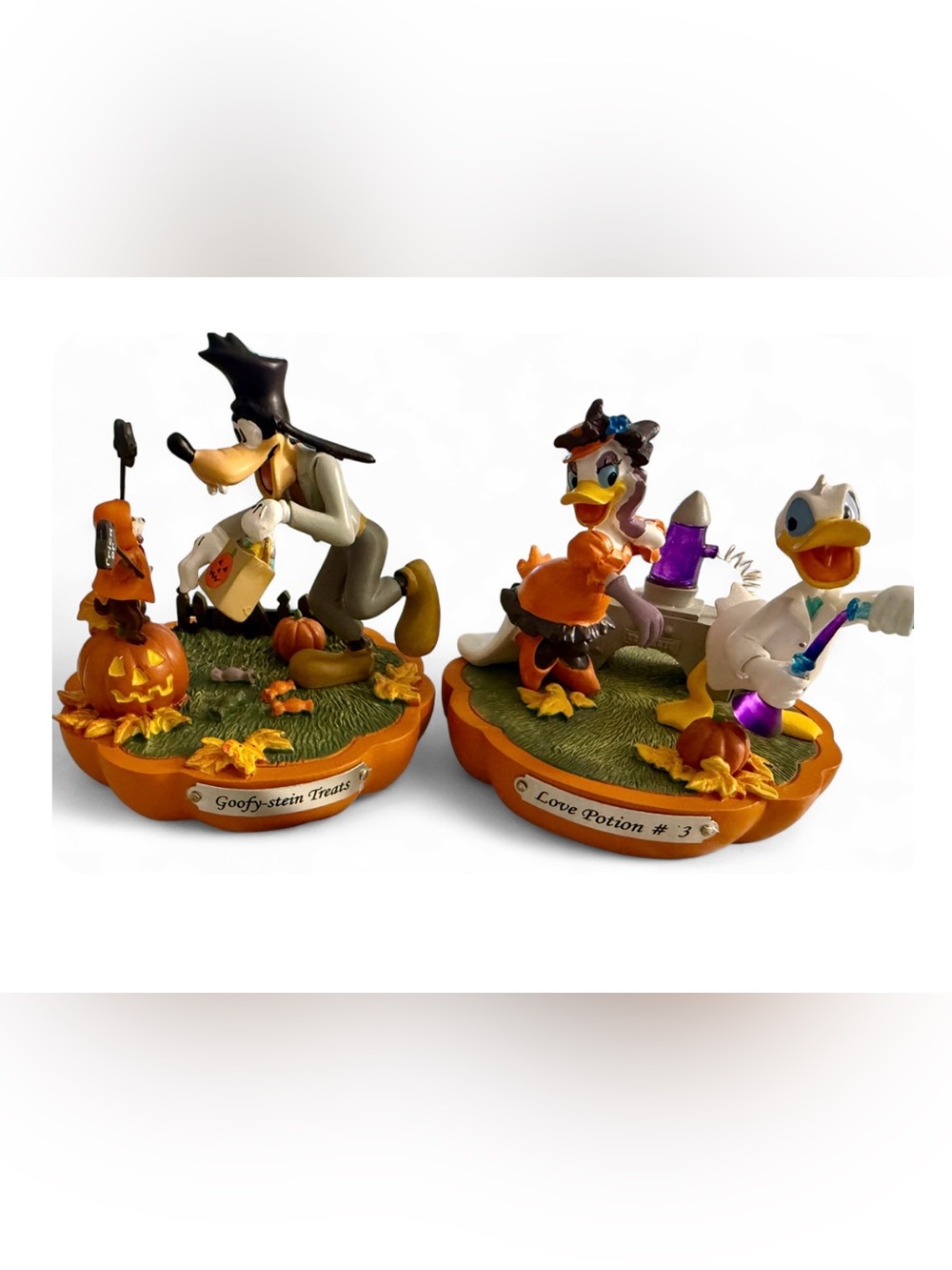 Disney Bradford Exchange Halloween Figurine Set